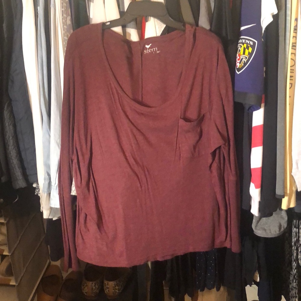 Merlot Casual Long Sleeve